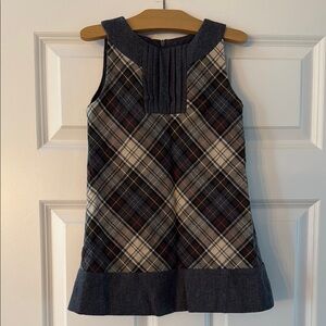 Zara Kids Plaid Shift Dress